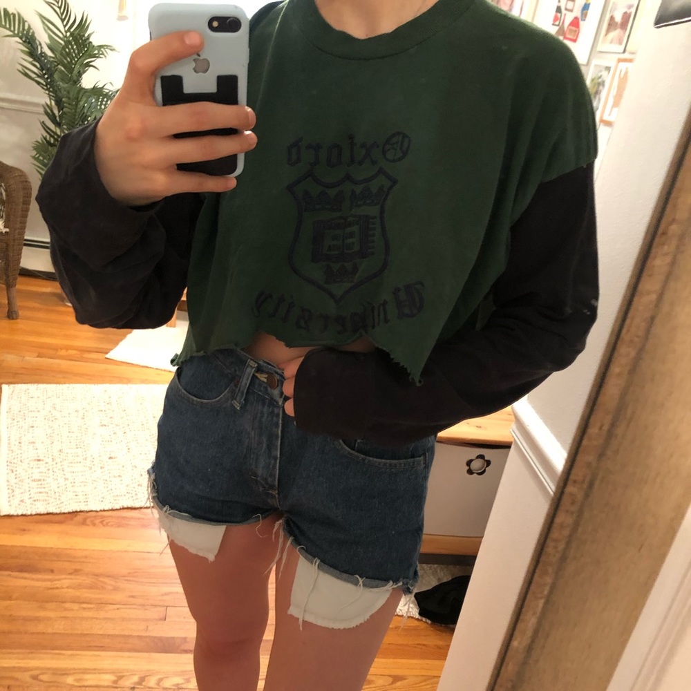 ⚡️LF⚡️ Vintage Cropped Top